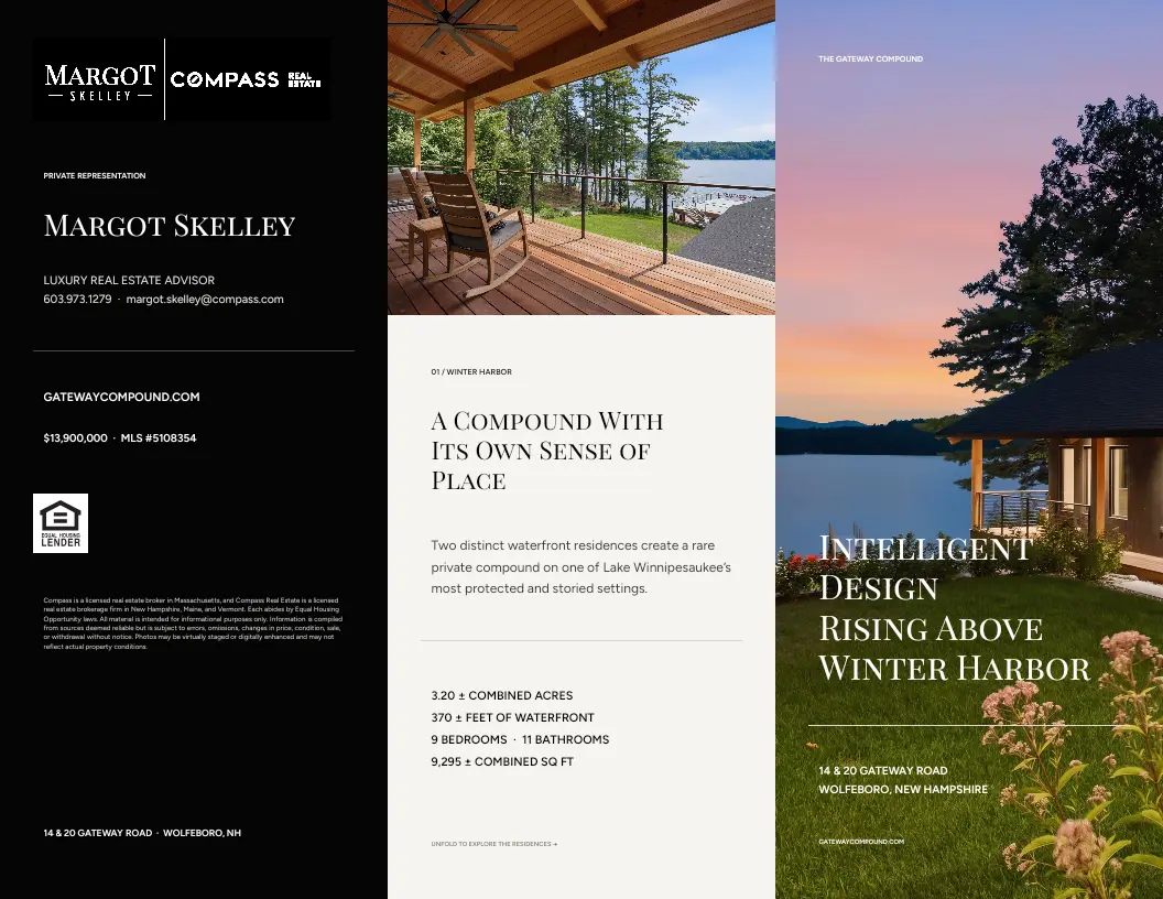 Gateway Compound trifold brochure example